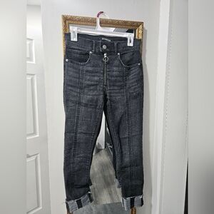 Express Women's Dark Gray Ankle Jeans